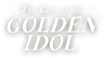 The Case of the Golden Idol Logo